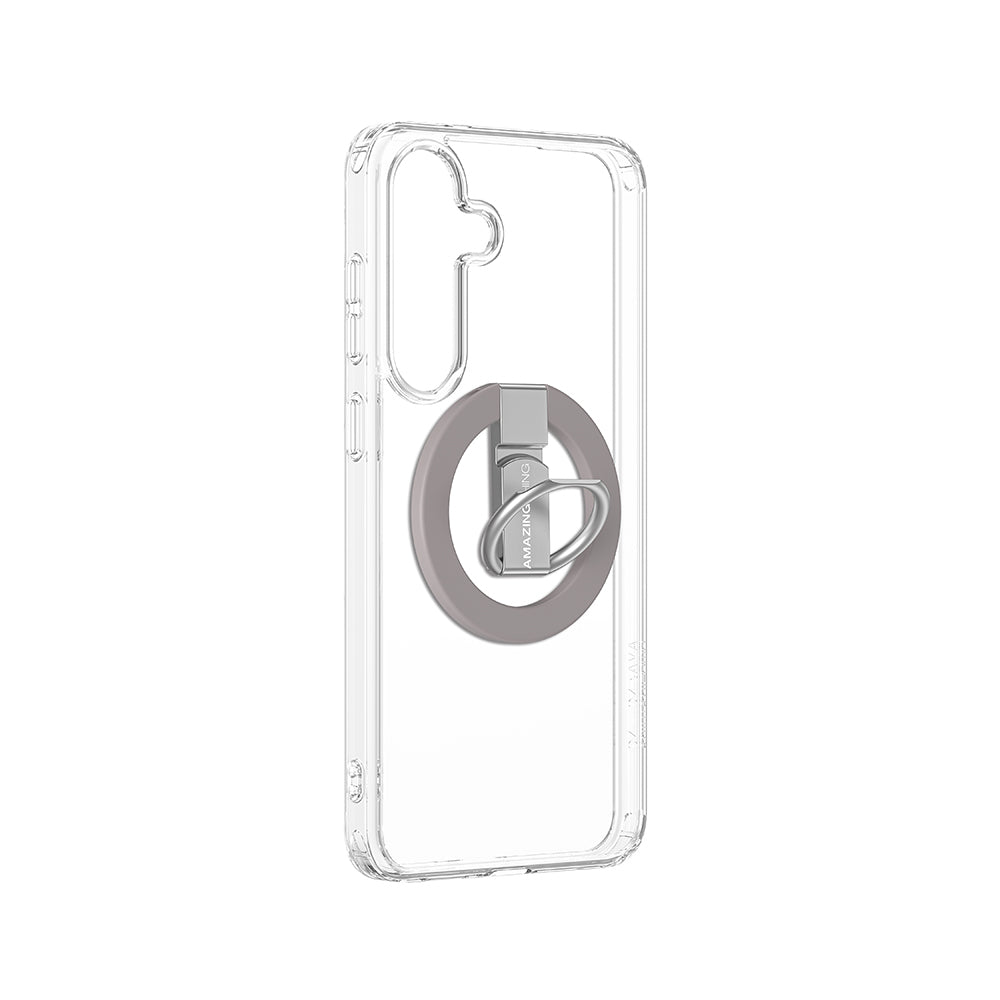 Amazingthing Minimal Grip Serisi Galaxy S25 Plus Magsafe Yüzük Standlı Telefon Kılıfı - 4 Amazingthing Minimal Grip Serisi Galaxy S25 Plus Magsafe Yüzük Standlı Telefon Kılıfı - 4